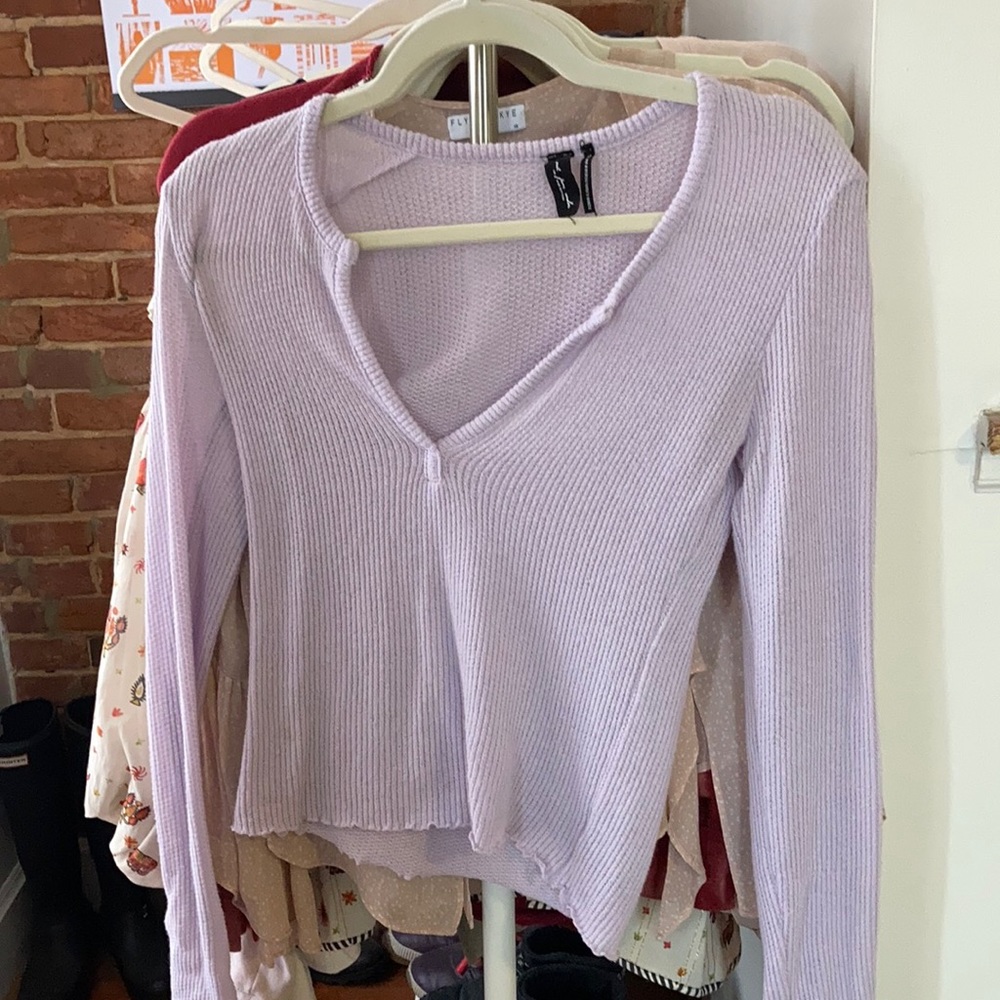 Out from under lilac Henley